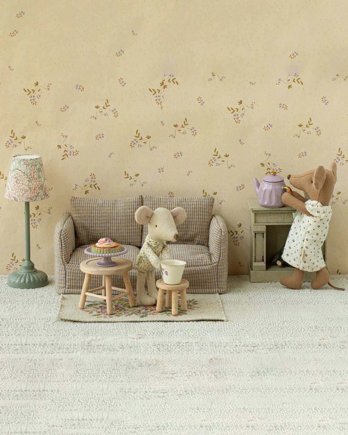 Maileg - Kamin für Maileg - Mäusehaus • Offwhite - Spielzeug - ROSA ECK