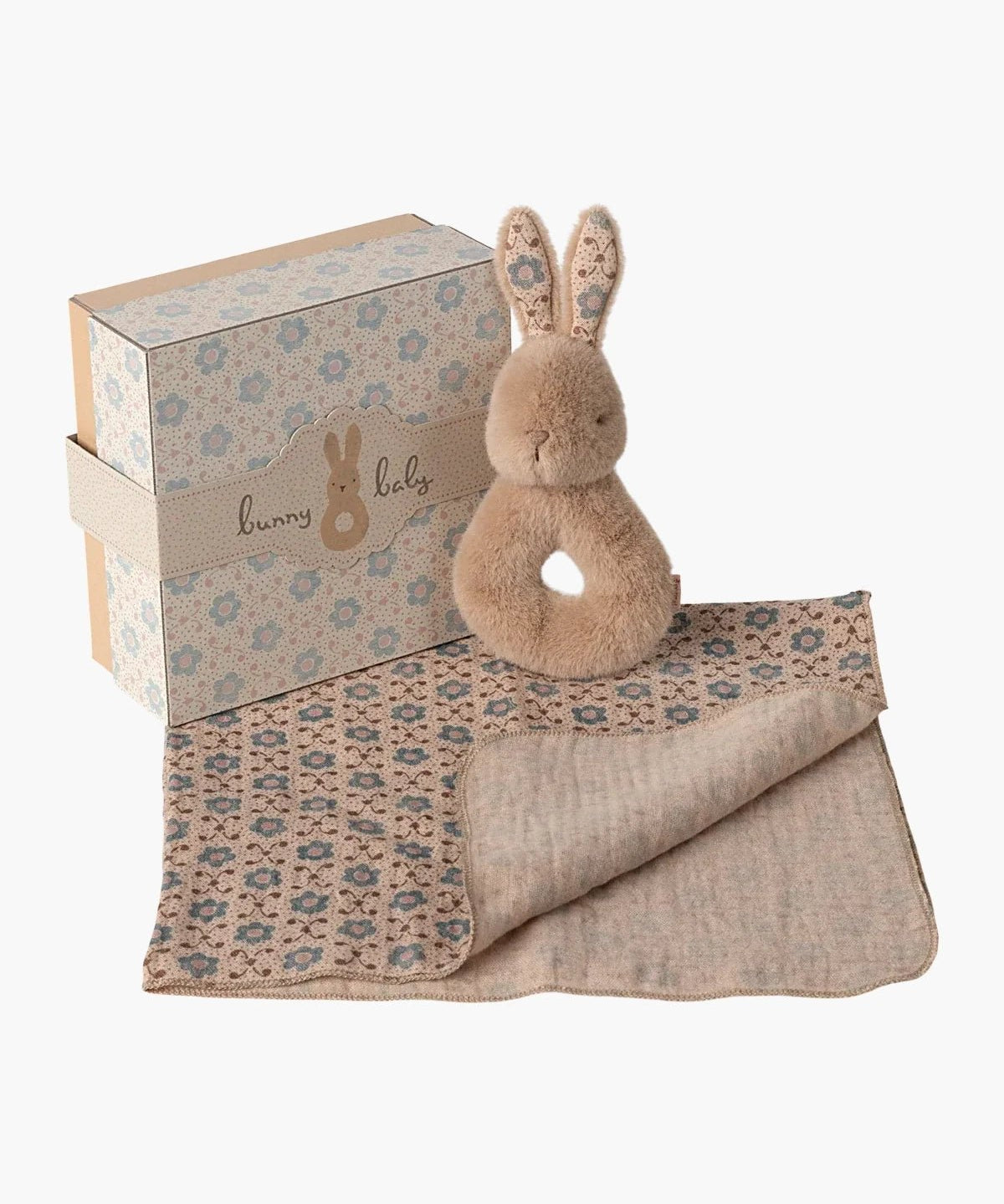 Maileg - Kaninchen Rassel Set • Creme Pfirsich - Spielzeug - ROSA ECK Concept Store