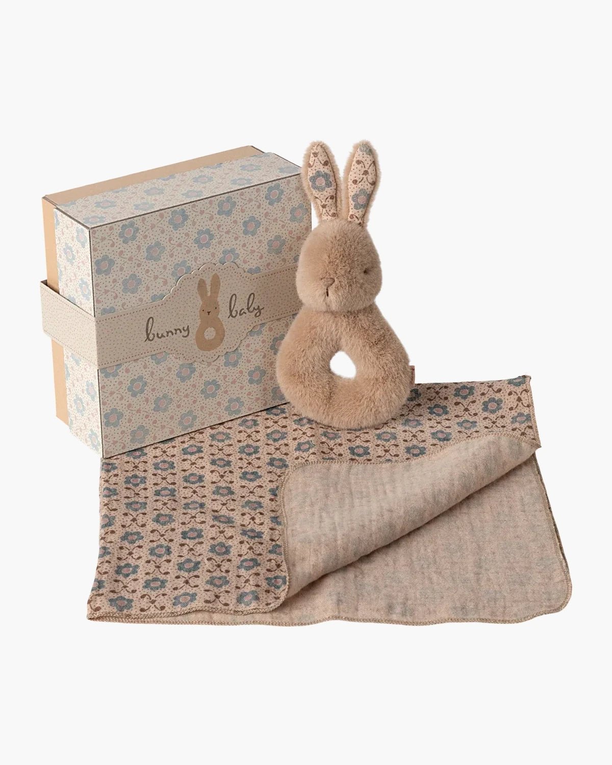Maileg - Kaninchen Rassel Set • Creme Pfirsich - Spielzeug - ROSA ECK Concept Store