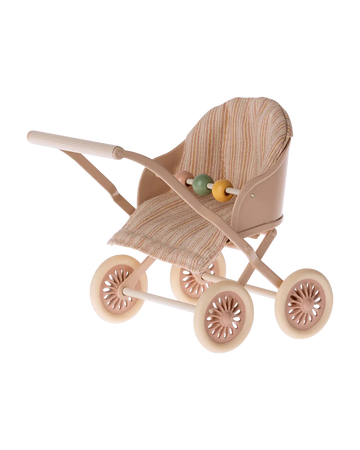 Maileg - Kinderwagen für Maileg Maus • Rose - Spielzeug - ROSA ECK Concept Store