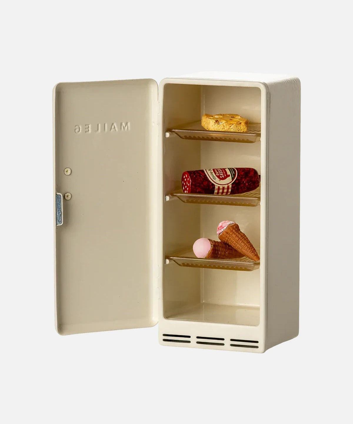 Maileg - Kühlschrank – Maus Puppenhaus • Creme - Spielzeug - ROSA ECK