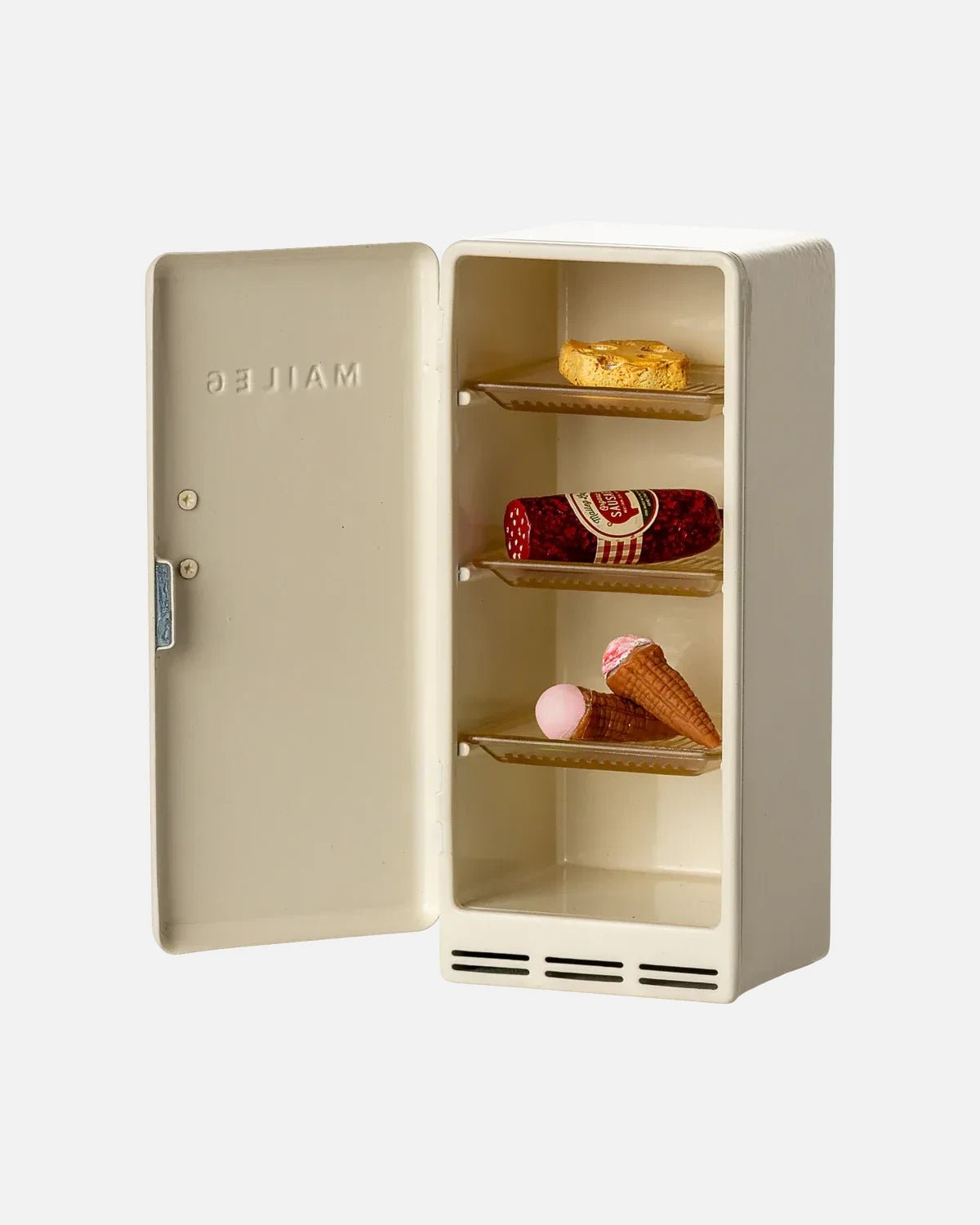 Maileg - Kühlschrank – Maus Puppenhaus • Creme - Spielzeug - ROSA ECK