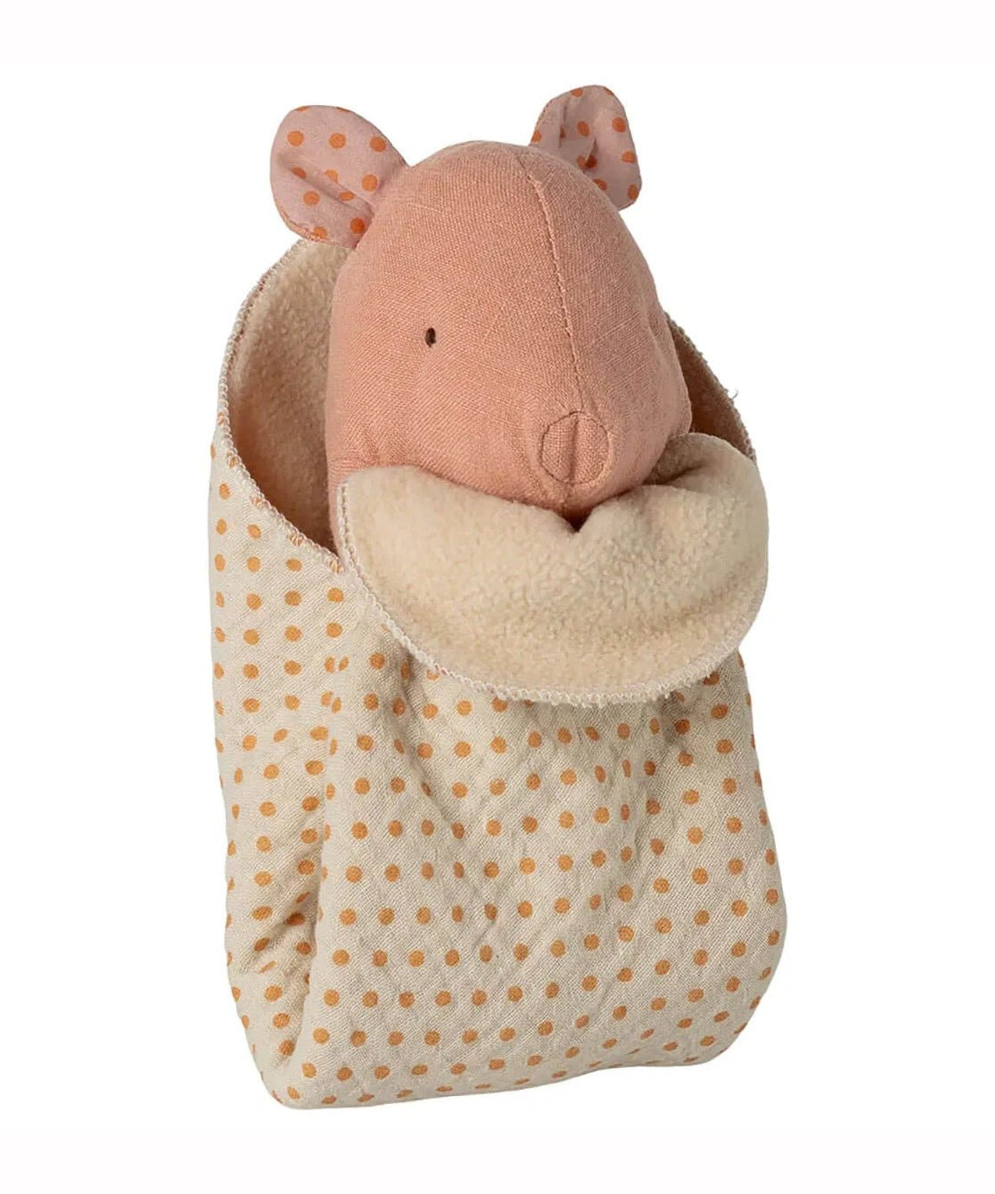 Maileg - LULLABY FRIENDS Mini Schwein Kuscheltier • Rose - ROSA ECK
