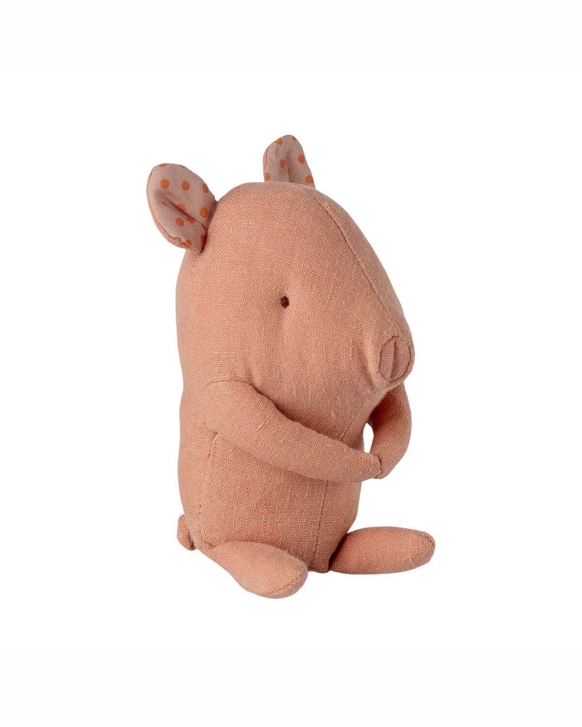 Maileg - LULLABY FRIENDS Mini Schwein Kuscheltier • Rose - ROSA ECK