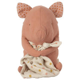 Maileg - LULLABY FRIENDS Mini Schwein Kuscheltier • Rose - ROSA ECK