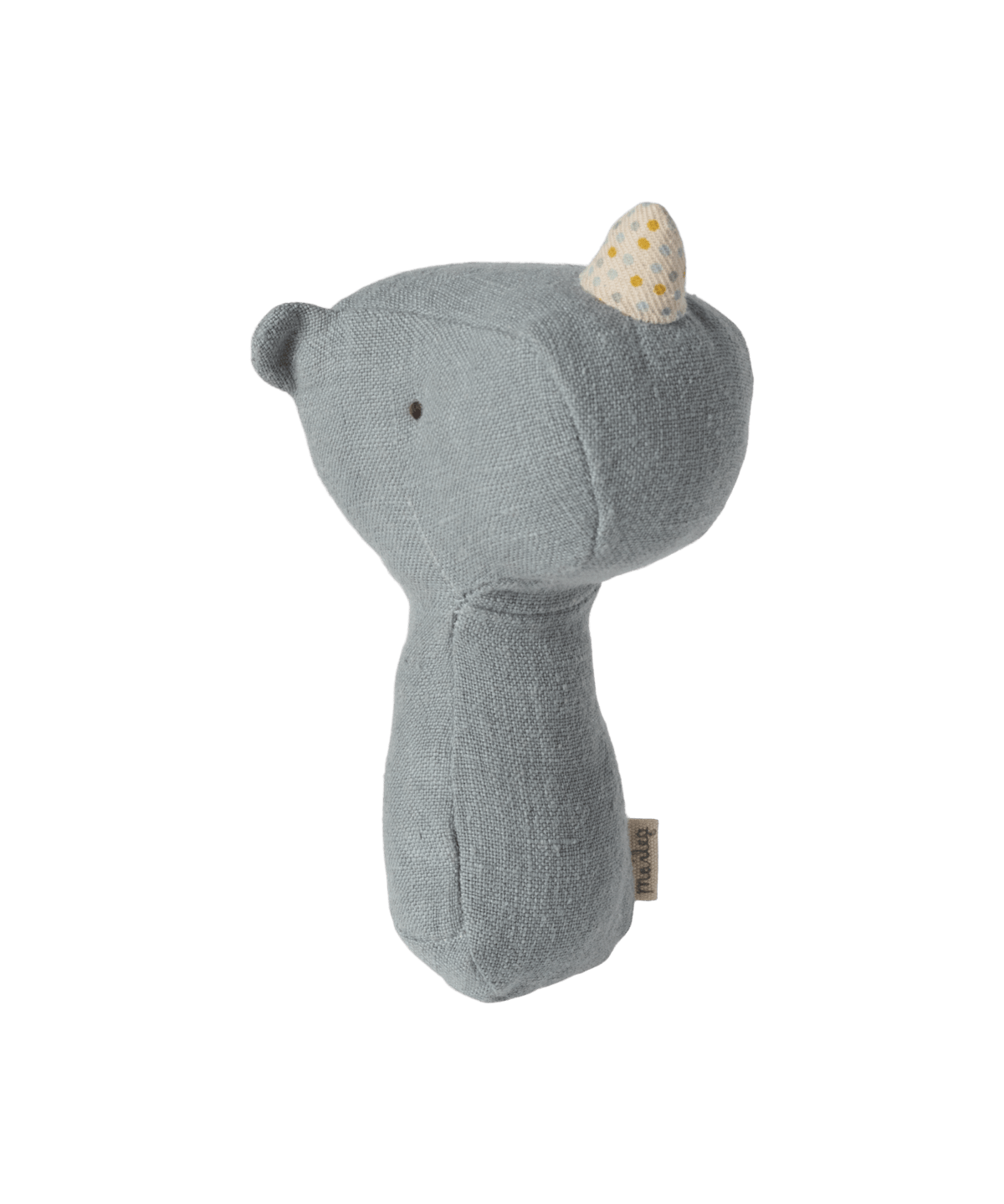 Maileg - LULLABY FRIENDS Nashorn Rassel für Babys | Dusty Blau - Babyspielzeug - ROSA ECK - , ,