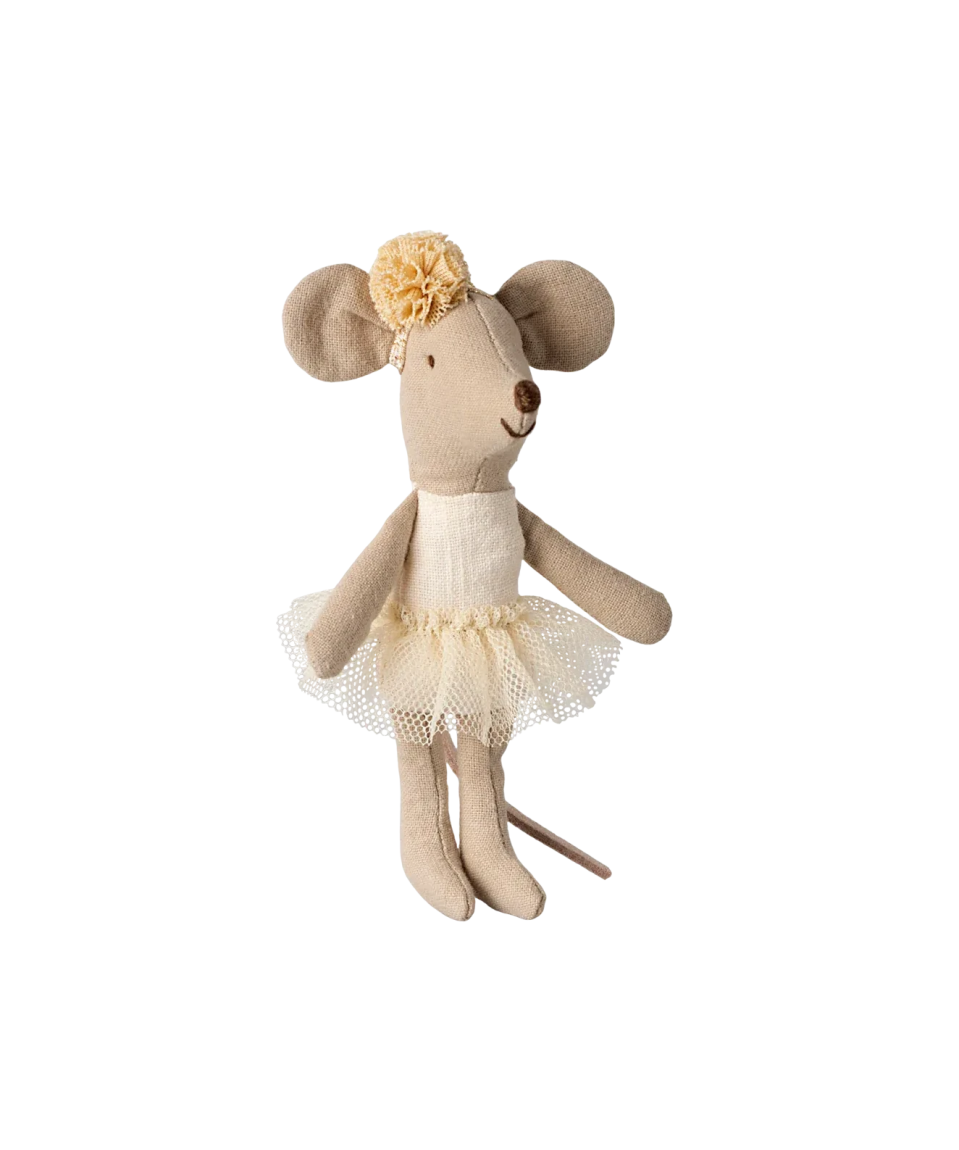 Maileg - Maileg Ballerina - Maus Kleine Schwester • Cremefarben - Spielzeug - ROSA ECK Concept Store