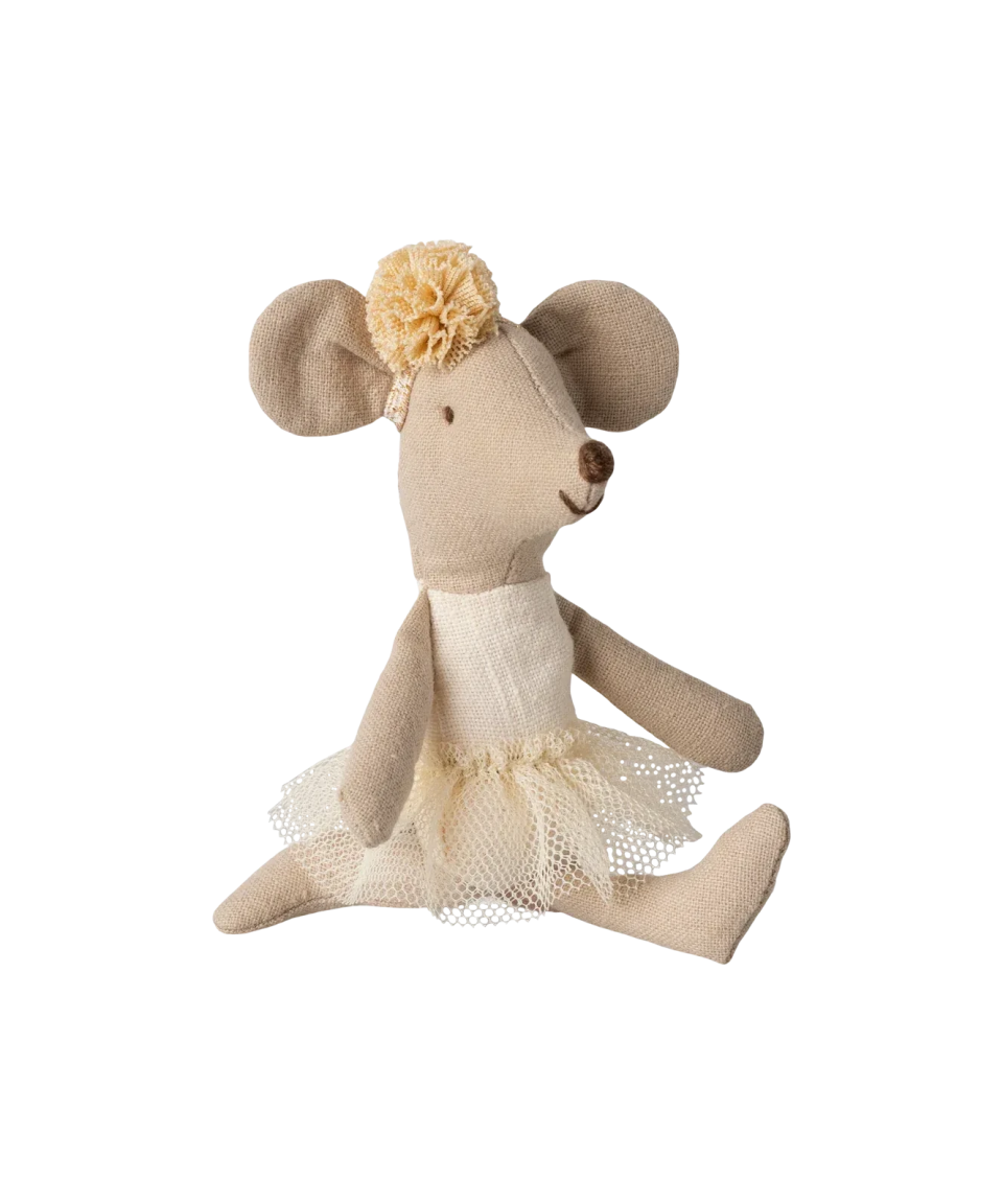 Maileg - Maileg Ballerina - Maus Kleine Schwester • Cremefarben - Spielzeug - ROSA ECK Concept Store