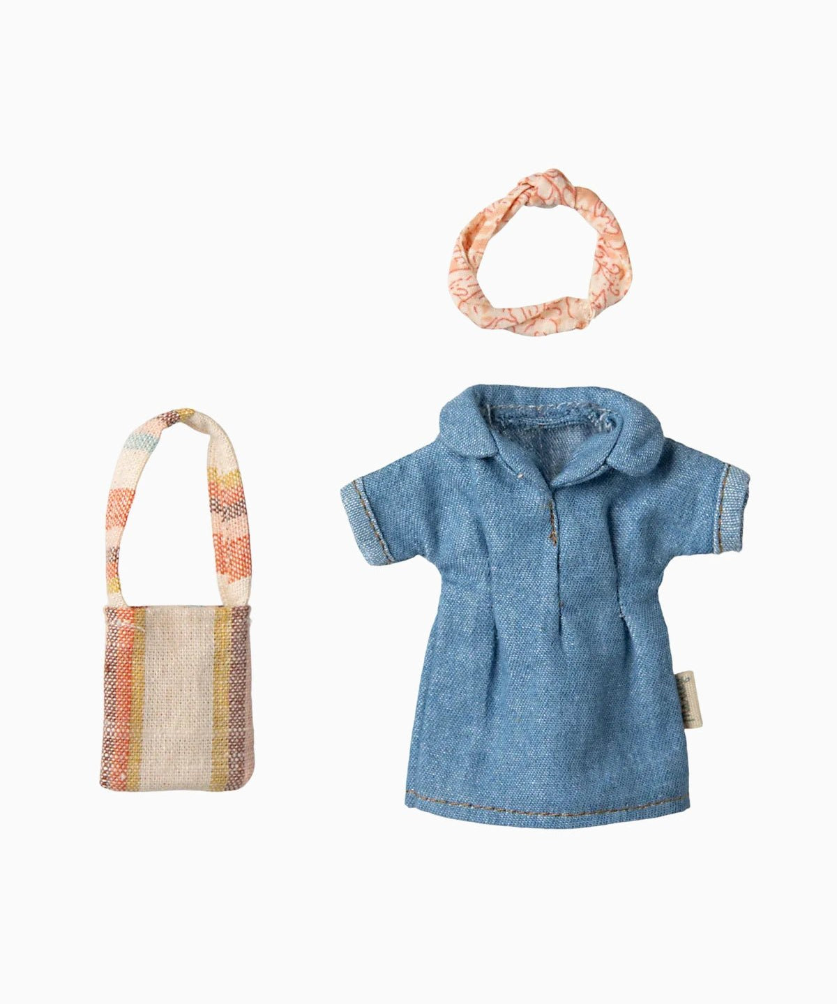 Maileg - Mama Maus Jeanskleid und Tasche - ROSA ECK