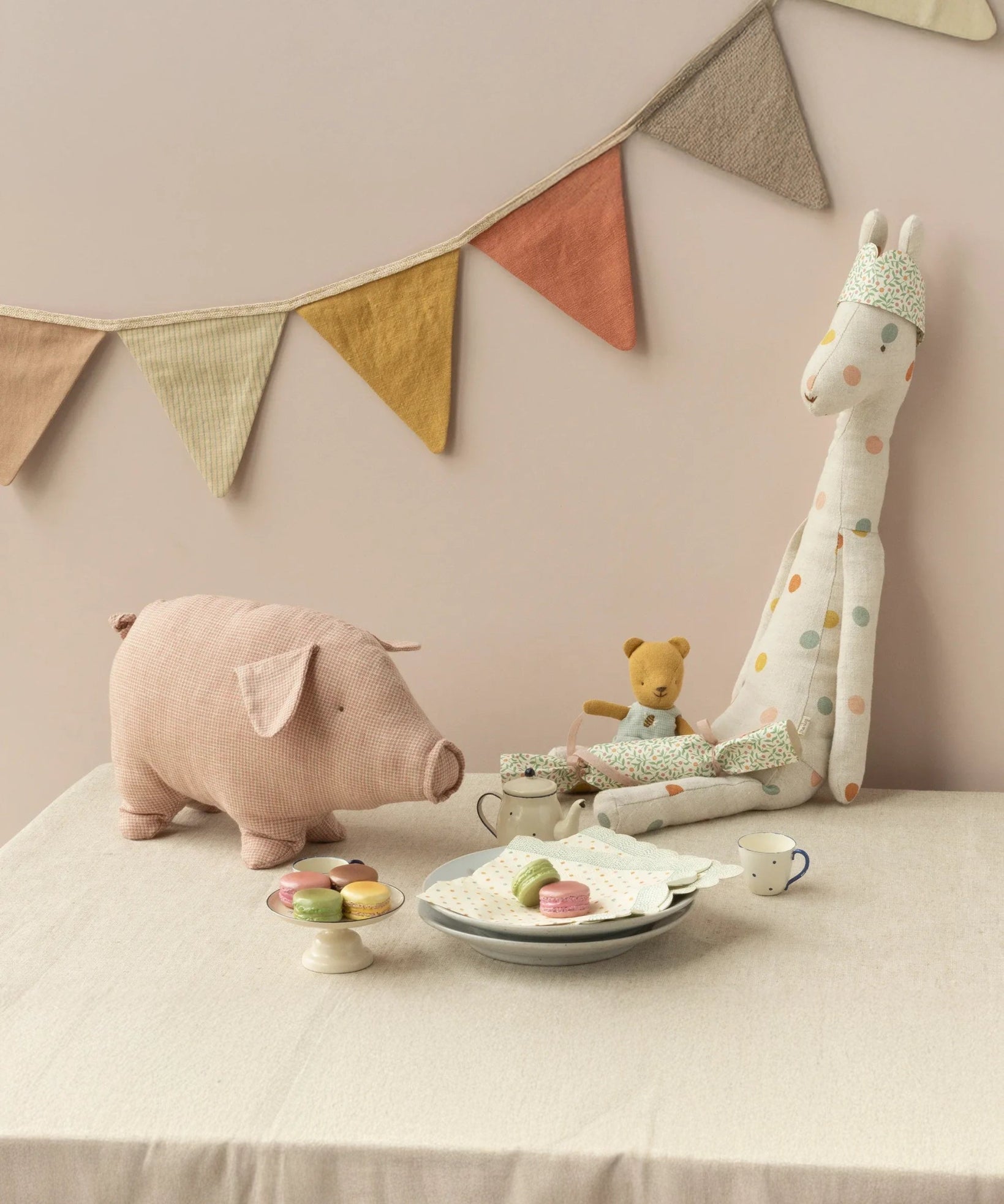 Maileg - POLLY PORK Schwein Kuscheltier | Klein - Stofftier - ROSA ECK Concept Store