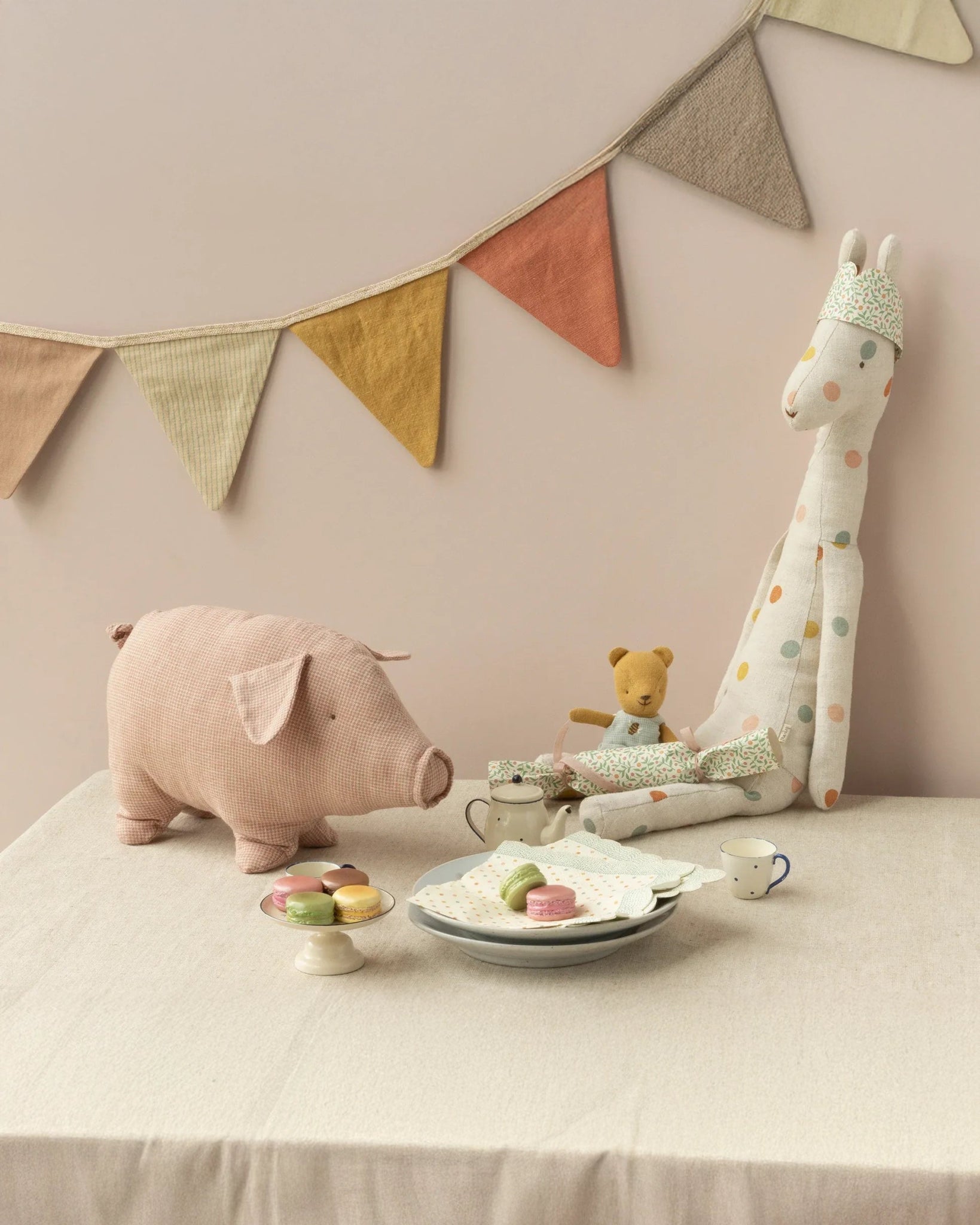 Maileg - POLLY PORK Schwein Kuscheltier | Klein - Stofftier - ROSA ECK Concept Store