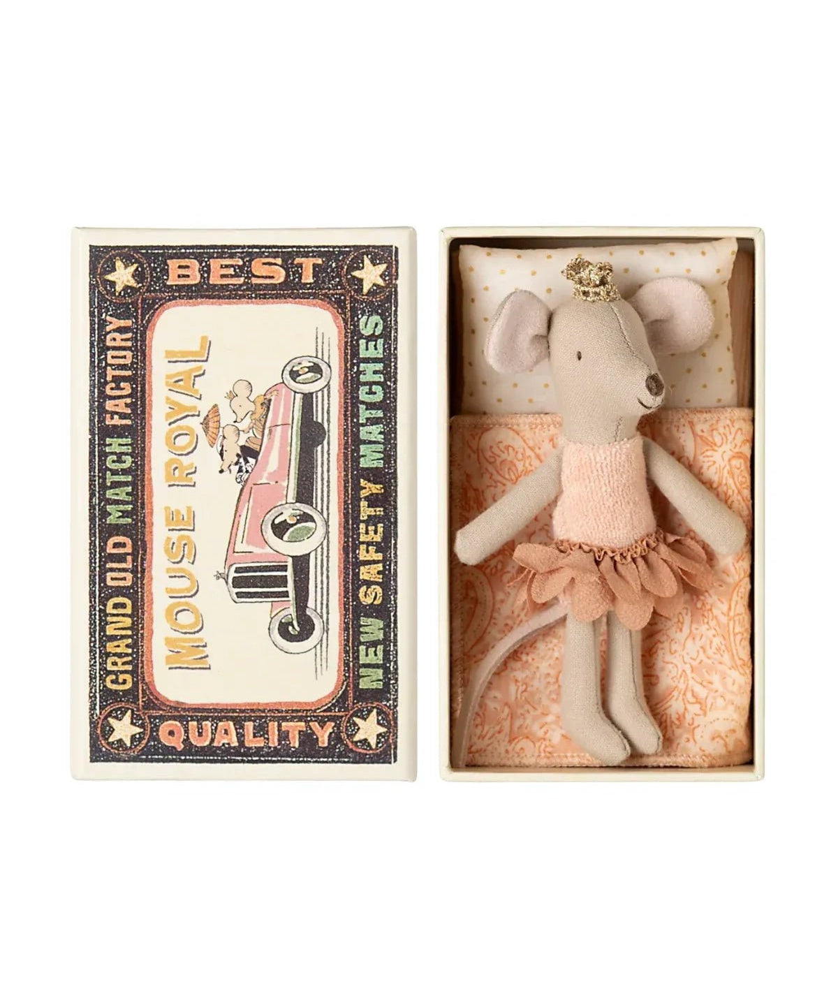 Maileg - Prinzessin Maus – Kleine Schwester in Streichholzschachtel - Spielzeug - ROSA ECK