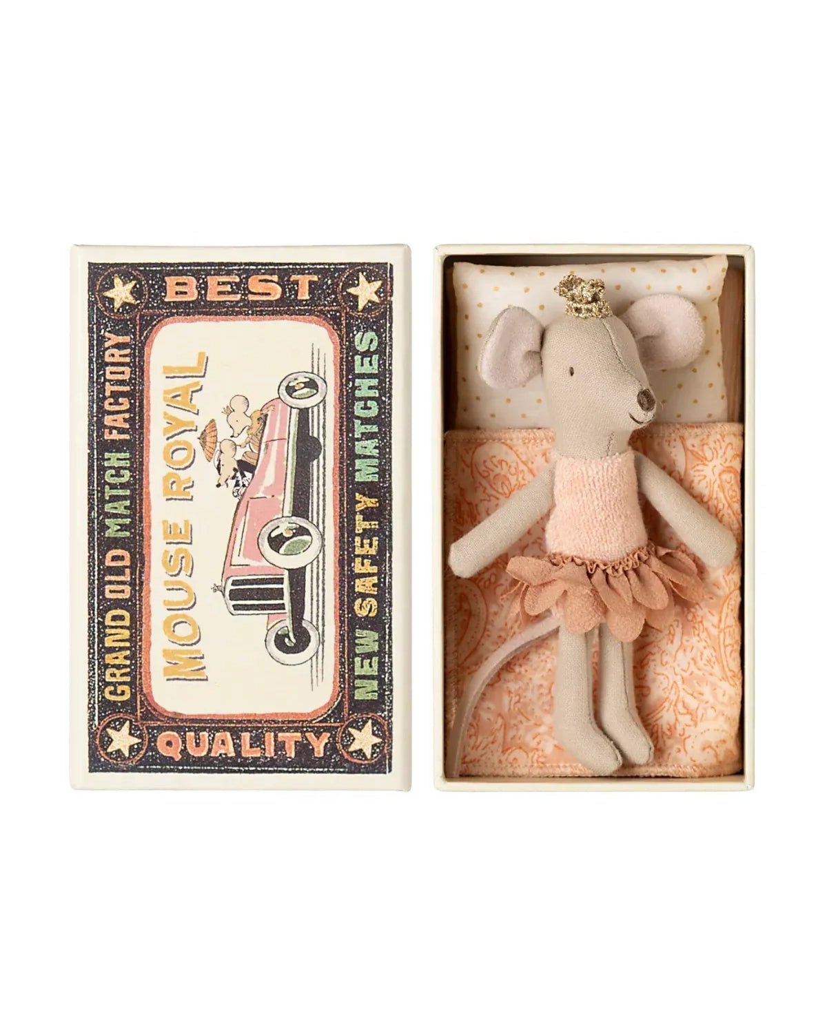 Maileg - Prinzessin Maus – Kleine Schwester in Streichholzschachtel - Spielzeug - ROSA ECK