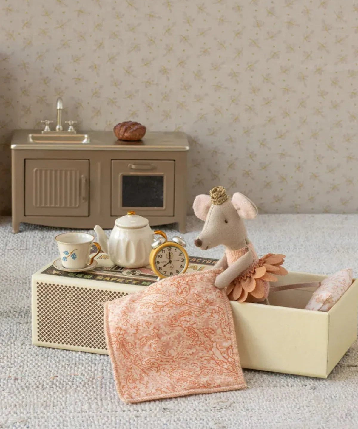 Maileg - Prinzessin Maus – Kleine Schwester in Streichholzschachtel - Spielzeug - ROSA ECK