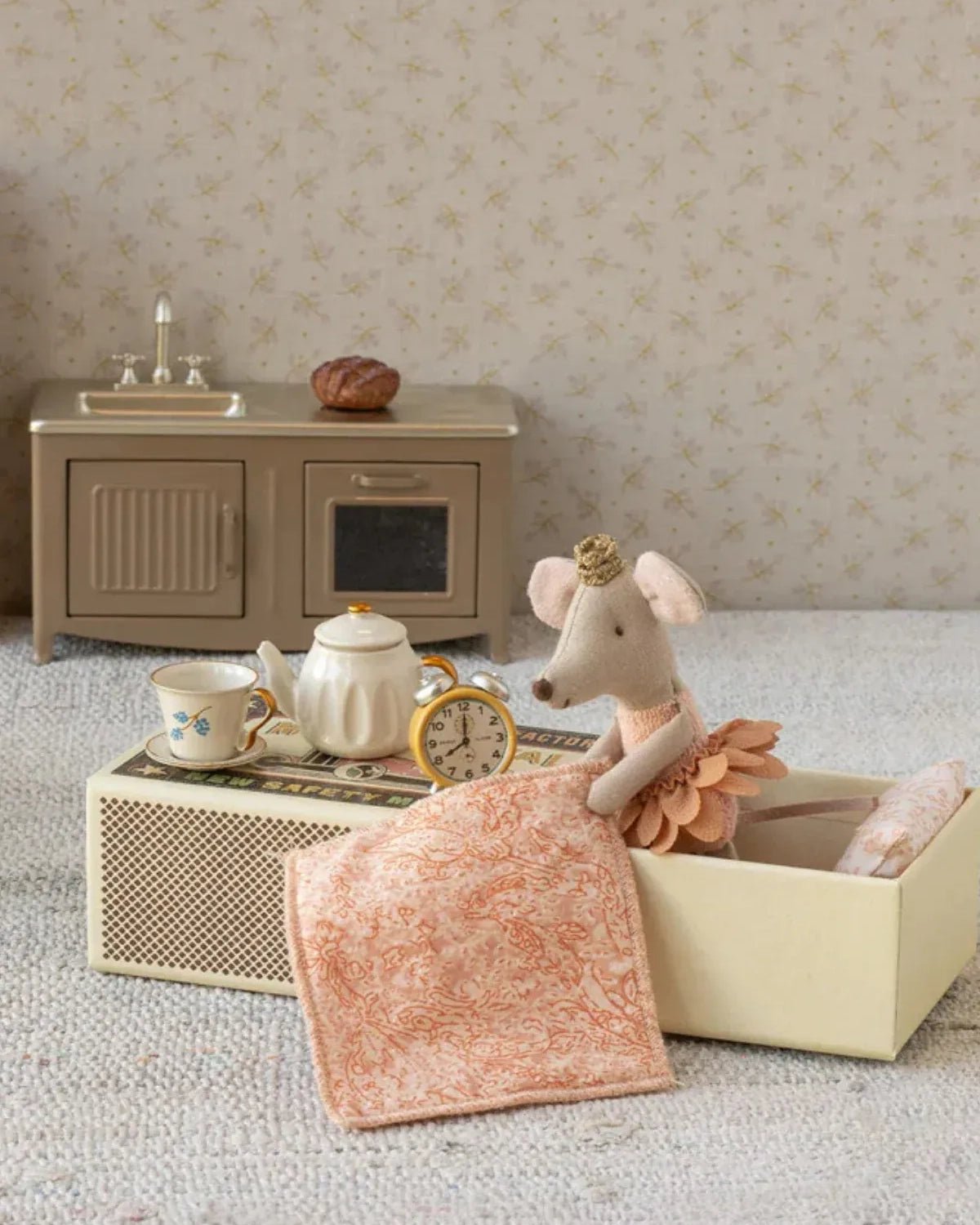 Maileg - Prinzessin Maus – Kleine Schwester in Streichholzschachtel - Spielzeug - ROSA ECK