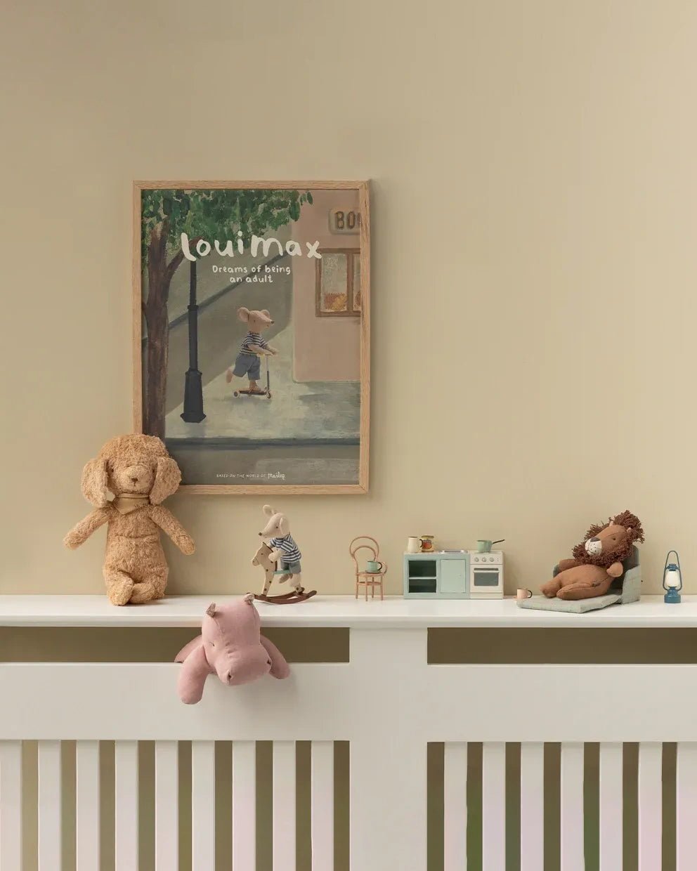 Maileg - SAFARI FRIENDS Mini Löwe Stofftier - Stofftier - ROSA ECK