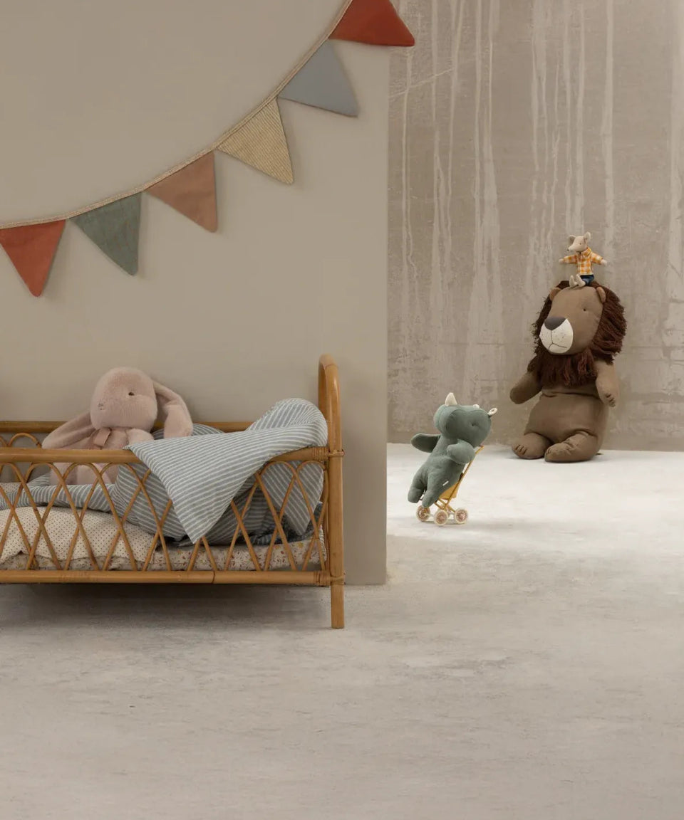 Maileg - SAFARI FRIENDS Nashorn • Klein - Rauchblau - Stofftier - ROSA ECK Concept Store