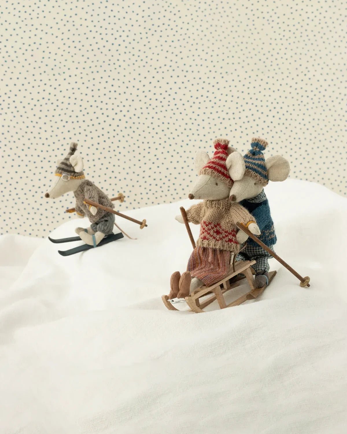 Maileg - Schlitten – Maus Puppenhaus - Spielzeug - ROSA ECK