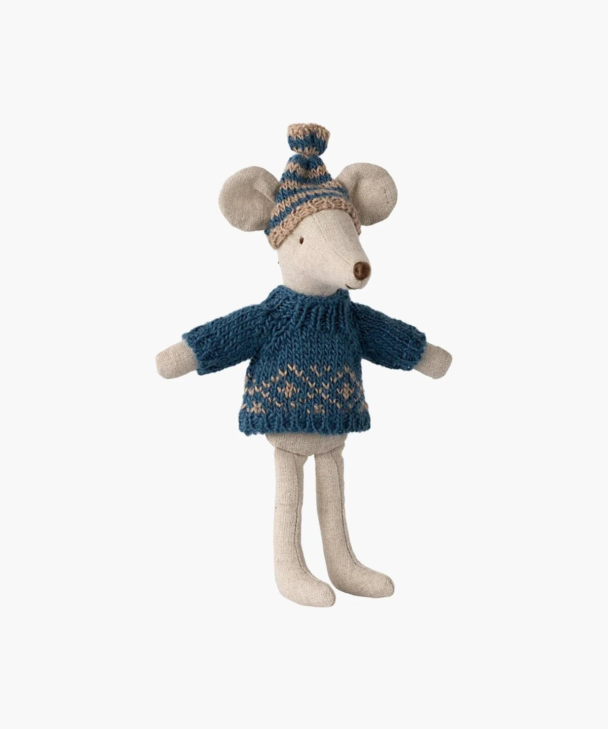 Maileg - Strickpullover und Mütze – Papa Maus - Spielzeug - ROSA ECK Concept Store