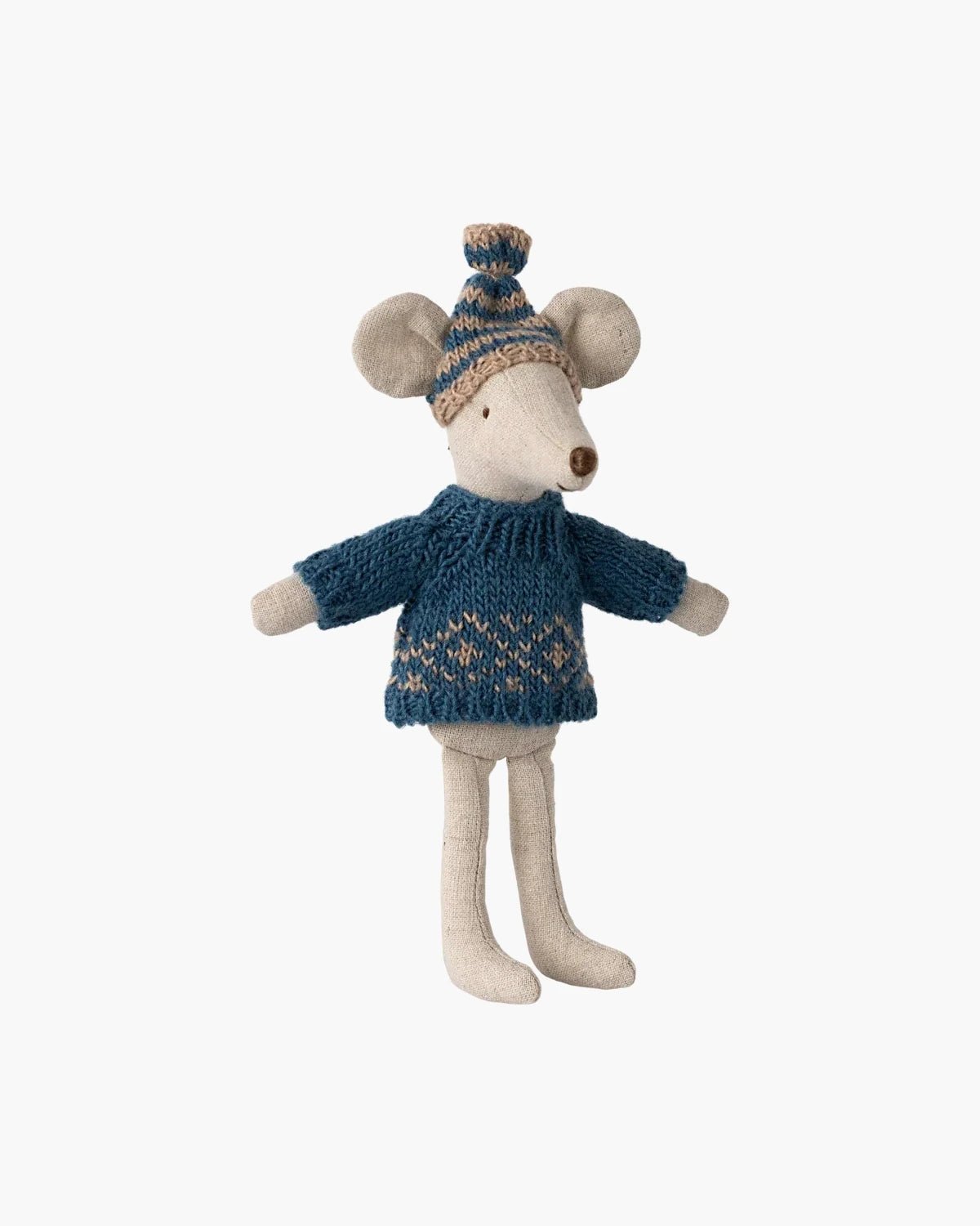 Maileg - Strickpullover und Mütze – Papa Maus - Spielzeug - ROSA ECK Concept Store