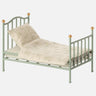 Maileg - Vintage Einzelbett – Maus Puppenhaus • Mint - Spielzeug - ROSA ECK