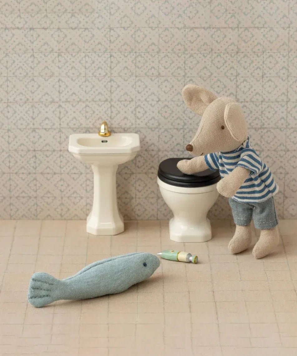 Maileg - Waschbecken – Maus Puppenhaus • Creme - Spielzeug - ROSA ECK