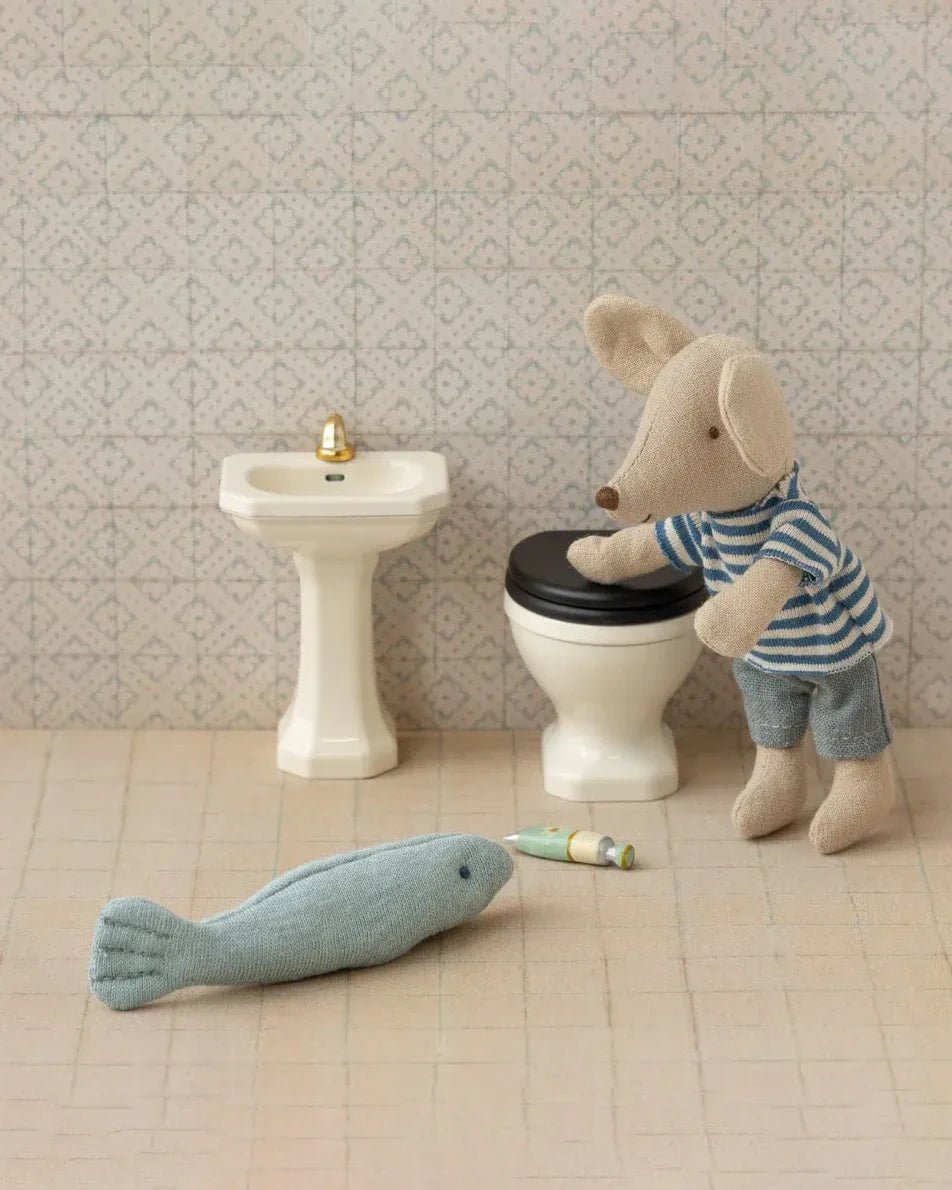 Maileg - Waschbecken – Maus Puppenhaus • Creme - Spielzeug - ROSA ECK