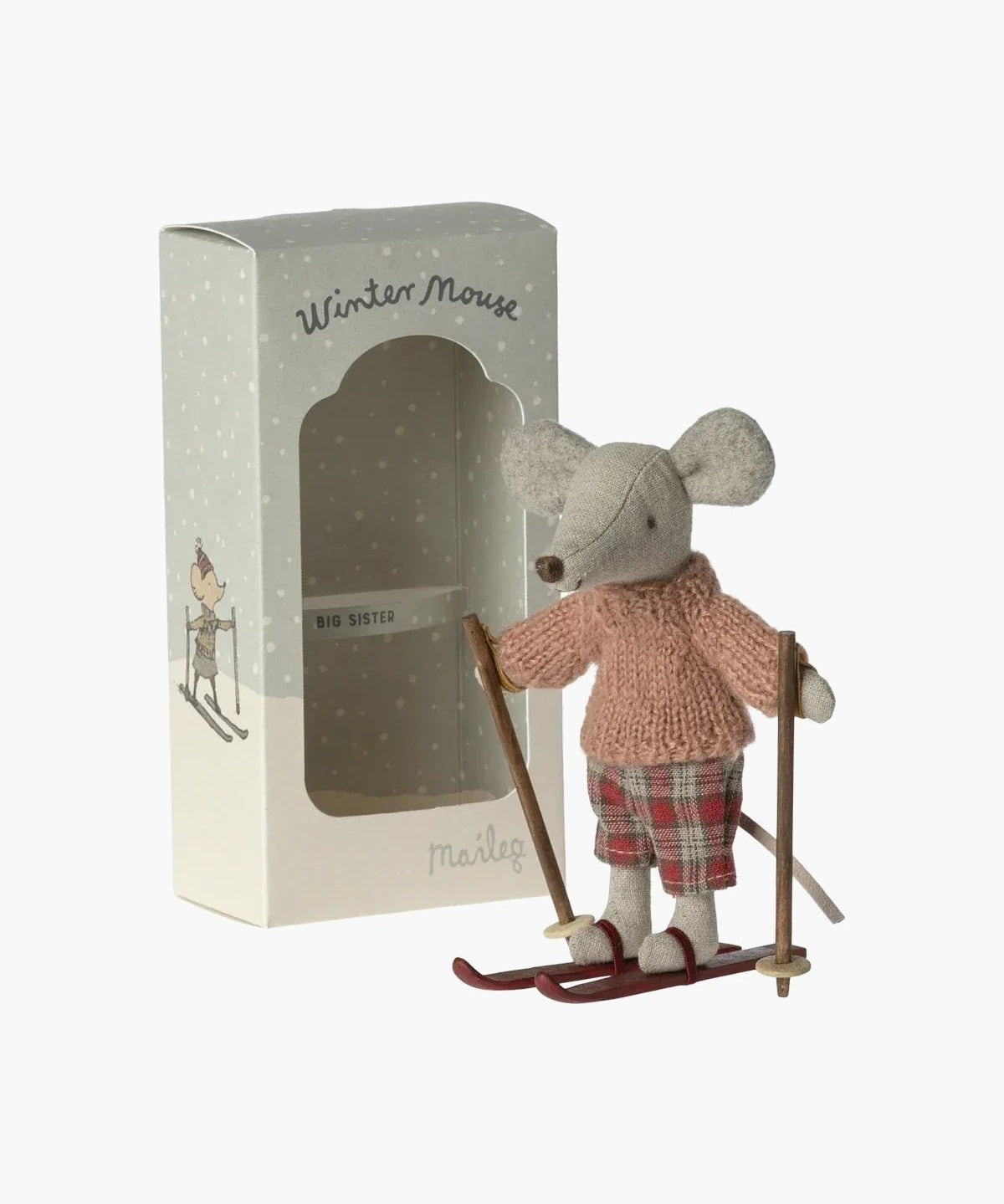 Maileg - Wintermaus mit Ski – Große Schwester - Spielzeug - ROSA ECK Concept Store