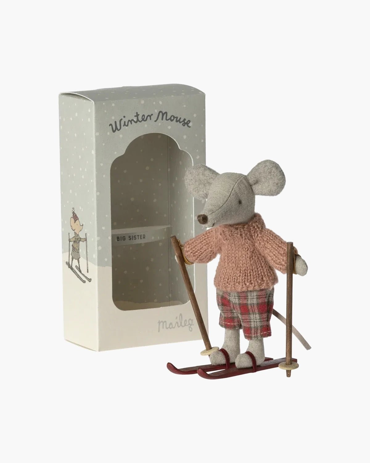 Maileg - Wintermaus mit Ski – Große Schwester - Spielzeug - ROSA ECK Concept Store