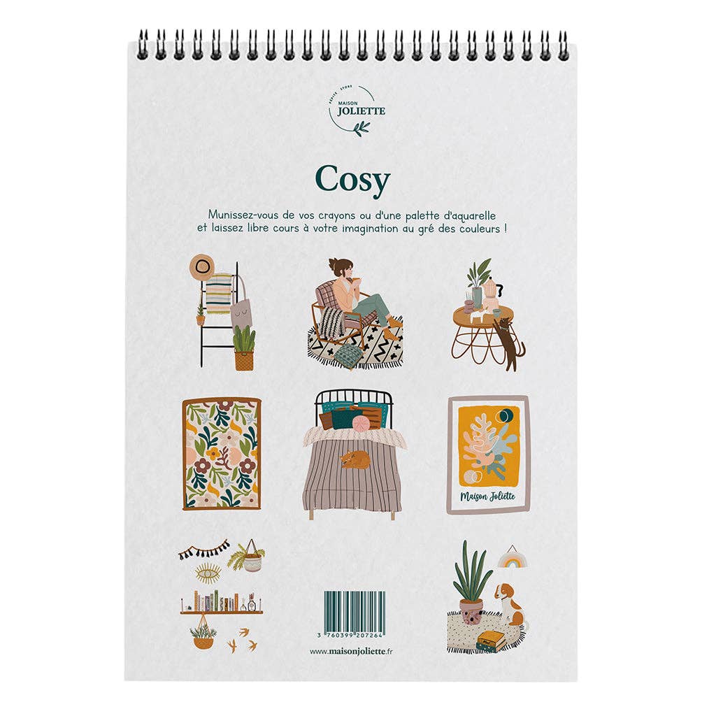 Maison Joliette - Malbuch (A4) • Cozy - ROSA ECK