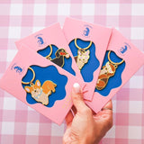 MALICIEUSE - CORGI Schlüsselanhänger - ROSA ECK