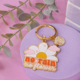 MALICIEUSE - NO RAIN NO FLOWERS Schlüsselanhänger - ROSA ECK