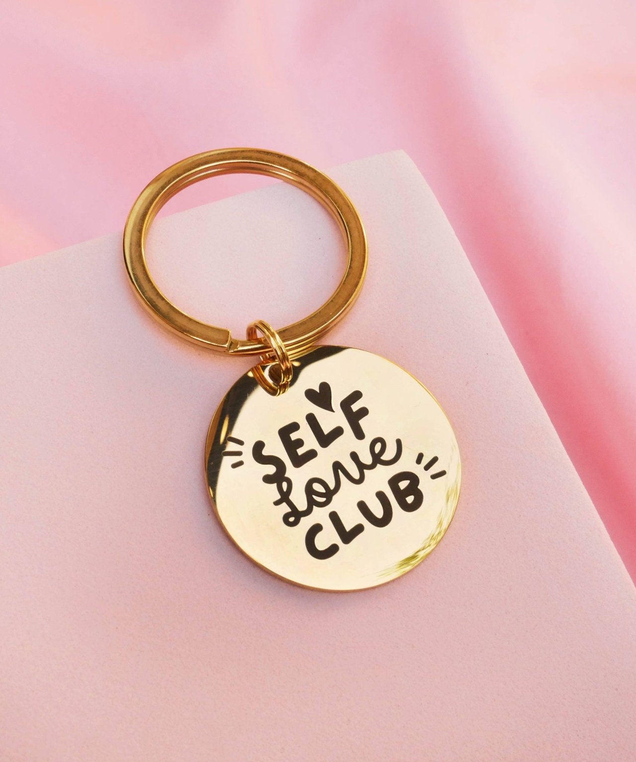 MALICIEUSE - SELF LOVE CLUB Schlüsselanhänger - ROSA ECK
