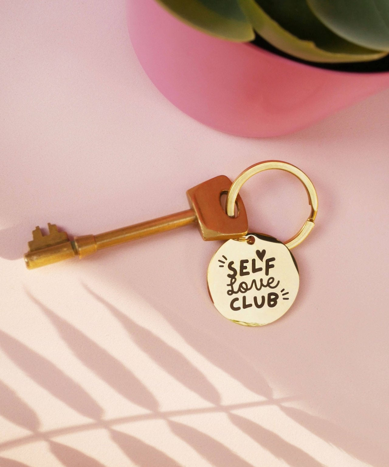 MALICIEUSE - SELF LOVE CLUB Schlüsselanhänger - ROSA ECK