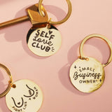 MALICIEUSE - SELF LOVE CLUB Schlüsselanhänger - ROSA ECK