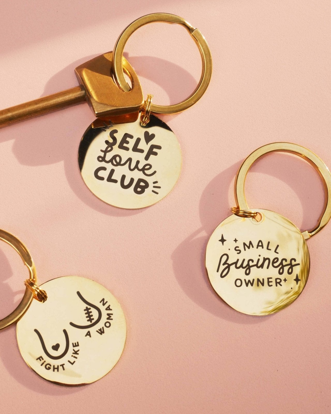 MALICIEUSE - SELF LOVE CLUB Schlüsselanhänger - ROSA ECK