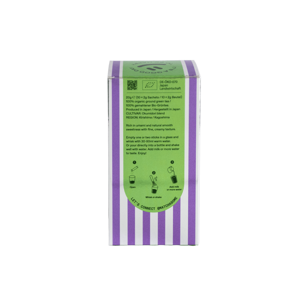 Matchasome - Matcha To - Go Sticks • Signature Ceremonial (10 Stück) - Matcha - ROSA ECK