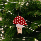 milin - Weihnachtsanhänger aus Holz • Mushroom - ROSA ECK