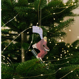 milin - Weihnachtsanhänger aus Holz • Skier - ROSA ECK