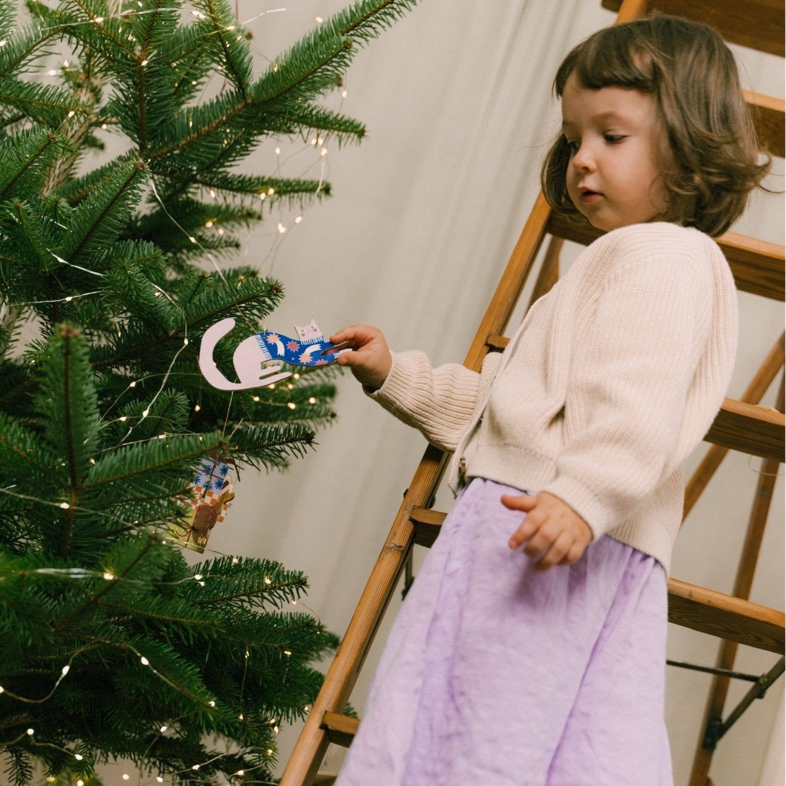 milin - Weihnachtsanhänger aus Holz • Cat - Dekoration - ROSA ECK