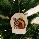 milin - Weihnachtsanhänger aus Holz • Cat - Dekoration - ROSA ECK