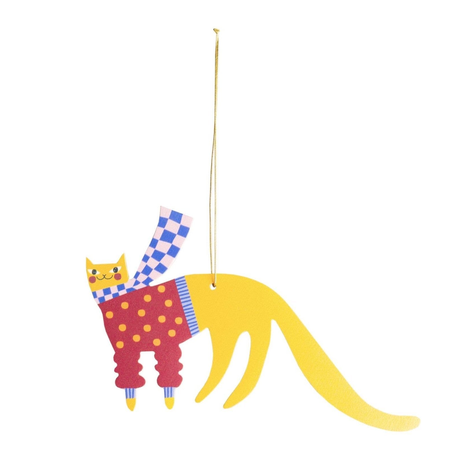 milin - Weihnachtsanhänger aus Holz • Cute Cat - Dekoration - ROSA ECK