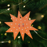 milin - Weihnachtsanhänger aus Holz • Star - Dekoration - ROSA ECK