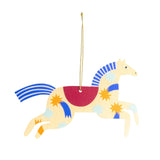 milin - Weihnachtsanhänger aus Holz • Wooden Horse hell - Dekoration - ROSA ECK