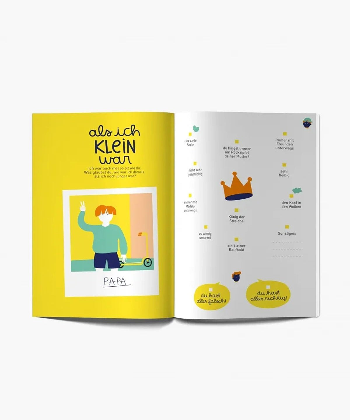 Minus éditions - Ausfüllbuch • Wie der Vater, so der Sohn? - ROSA ECK