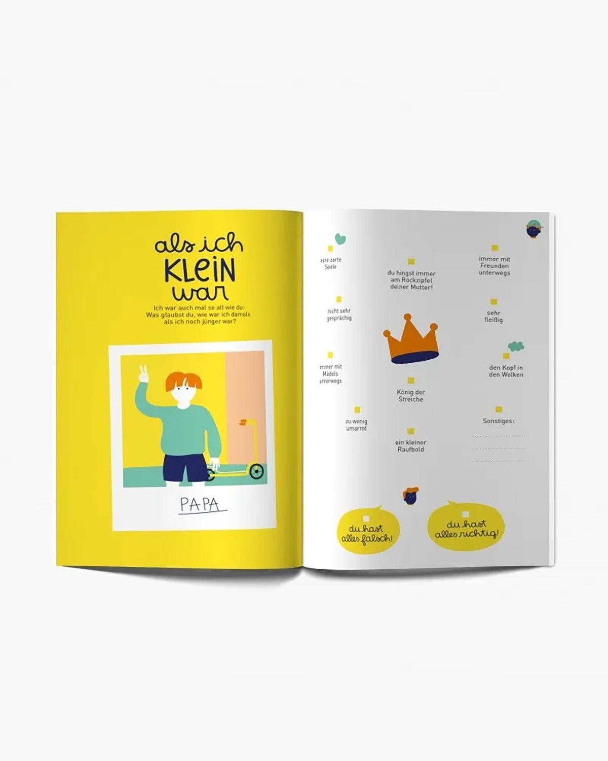 Minus éditions - Ausfüllbuch • Wie der Vater, so der Sohn? - ROSA ECK