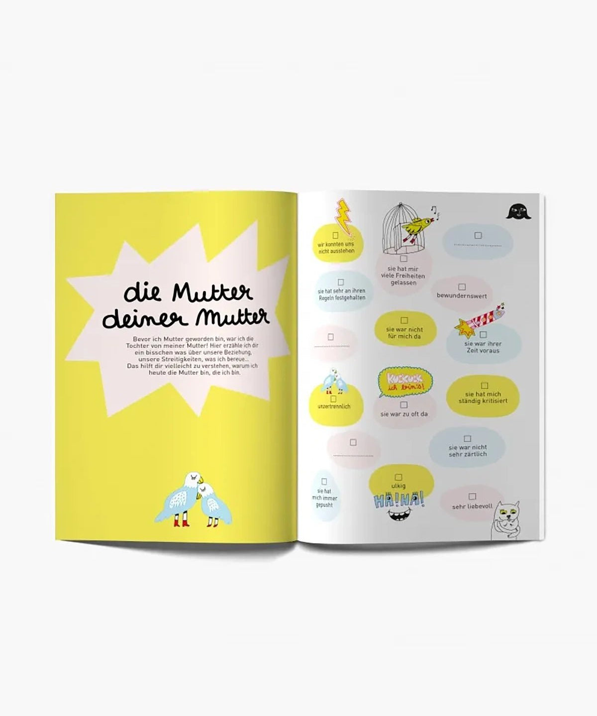 Minus éditions - Ausfüllbuch • Wie die Mutter, so die Tochter? - ROSA ECK