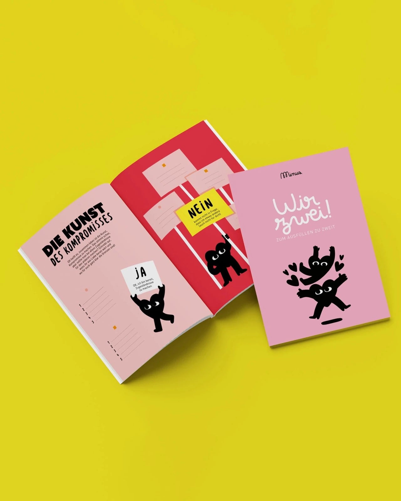 Minus éditions - Ausfüllbuch • Wir zwei! - ROSA ECK