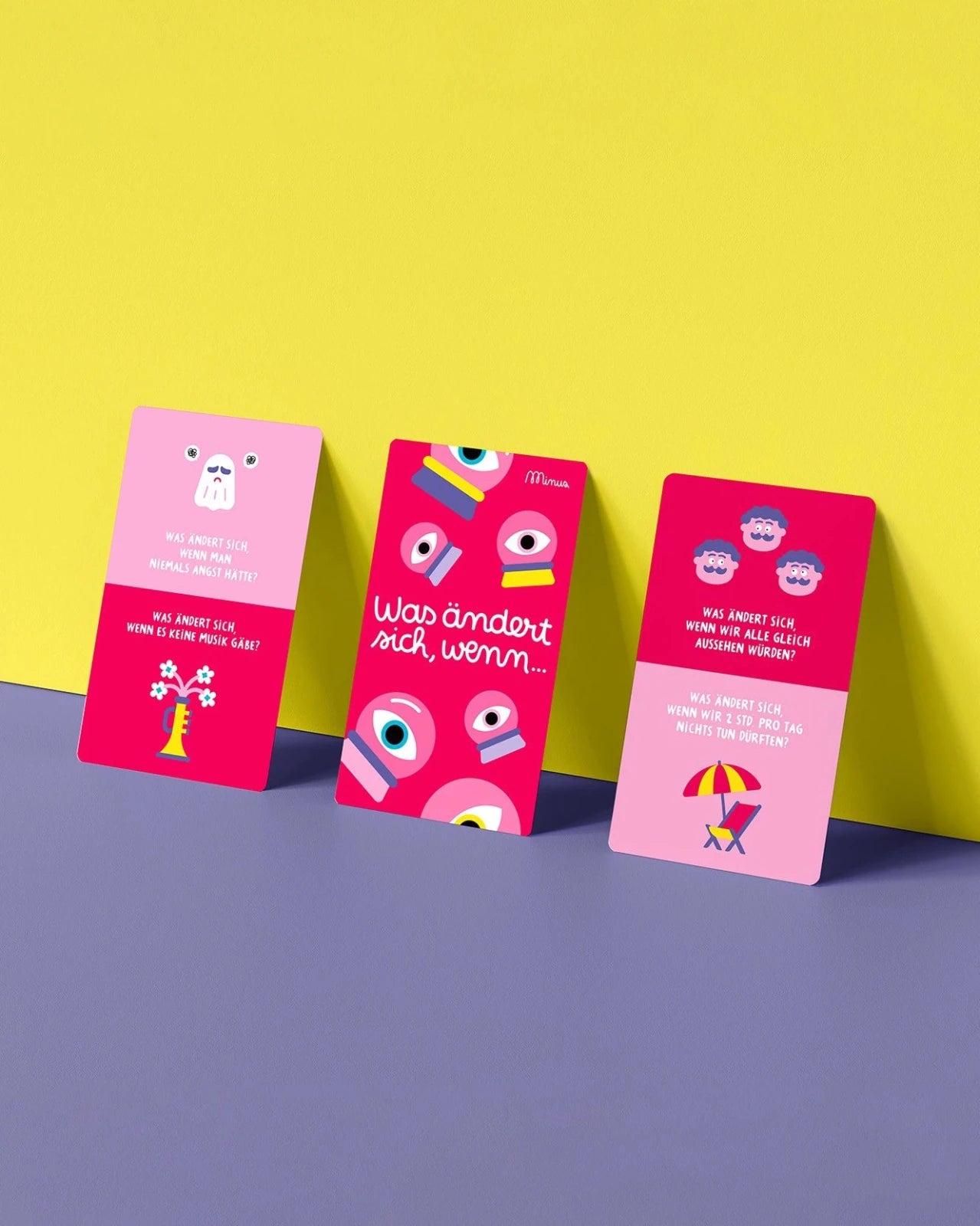 Minus éditions - WAS ÄNDERT SICH, WENN … Fragespiel - ROSA ECK