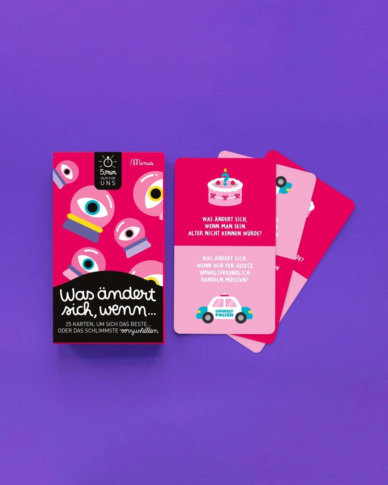 Minus éditions - WAS ÄNDERT SICH, WENN … Fragespiel - ROSA ECK